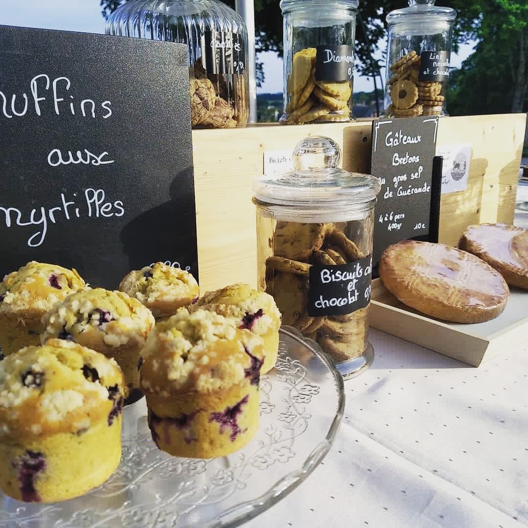 Stand de la Biscuiterie des Lutins au marché