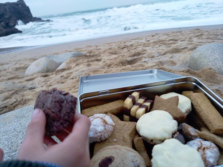 Boîte de biscuits de la Biscuiterie des Lutins